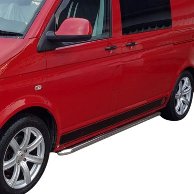 VW T5 T6 Side Bars SWB Sportline Chrome