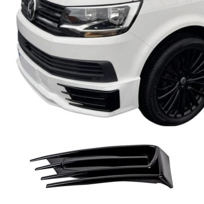 VW T6 Replacement Front Spoiler Insert Fog Light Pod Passenger Side