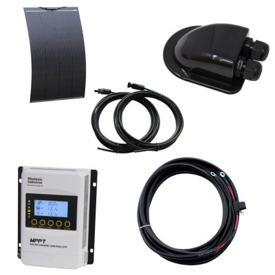 150W Semi-Flex Bluetooth Kit, Cable gland, controller and cable - Solar Kit