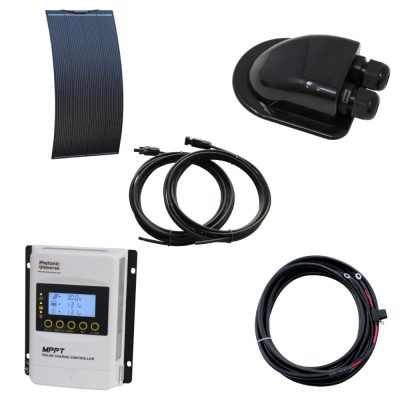 200W Semi-Flex Bluetooth Kit, Cable gland, controller and cable - Solar Kit