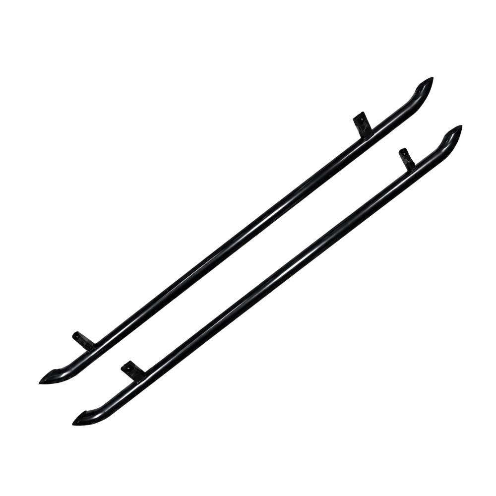 VW T7 SWB Sportline Style Side Bars – Gloss Black - Image 2
